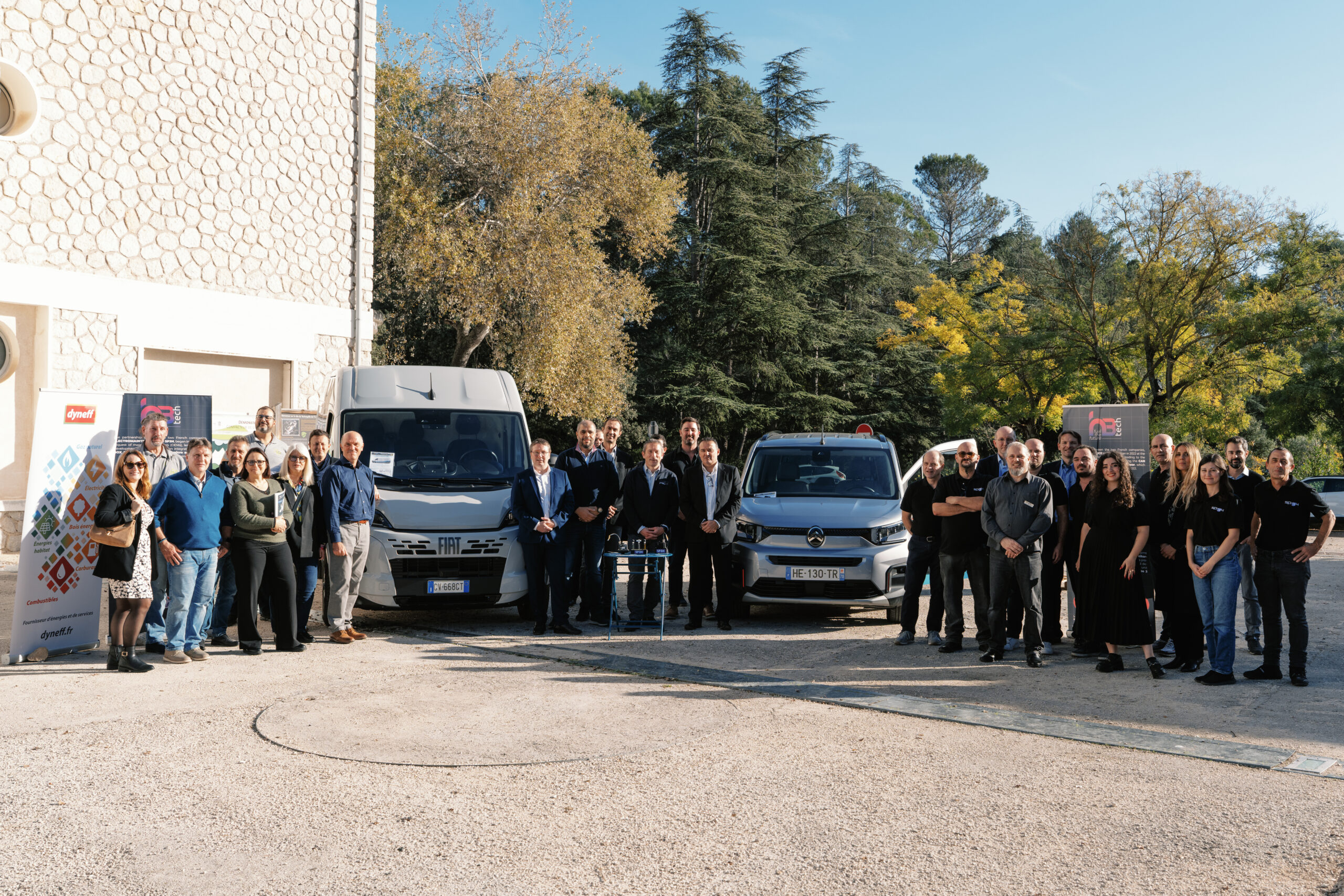 Journée du lancement du tracked & trusted tour sp3h electromaintenance dyneff stellantis pro one altens